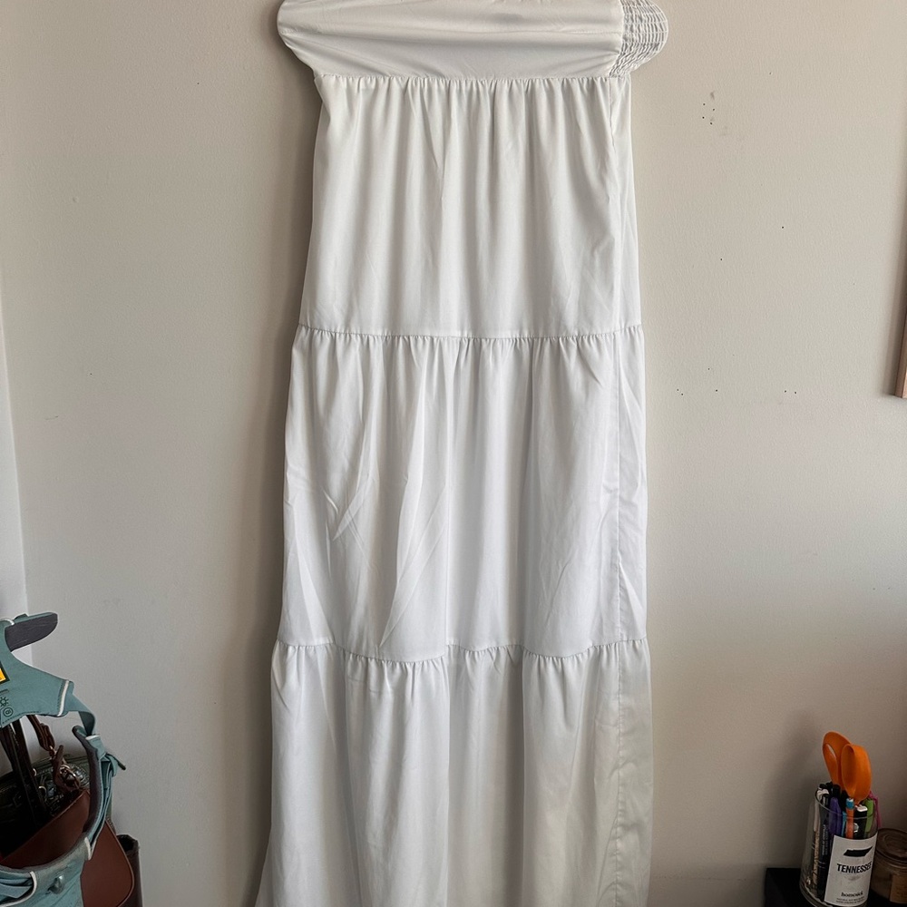 Princess Polly White Midi Dress
